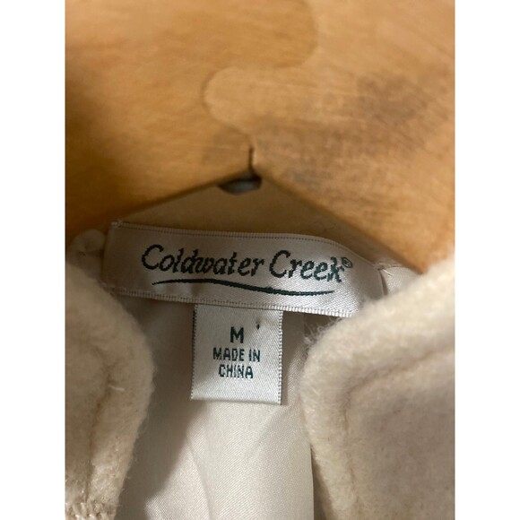 Coldwster Creek Wool Sz Med Embroidered Women Vtg Cardigan/Jacket Clasp Closure - Picture 6 of 11